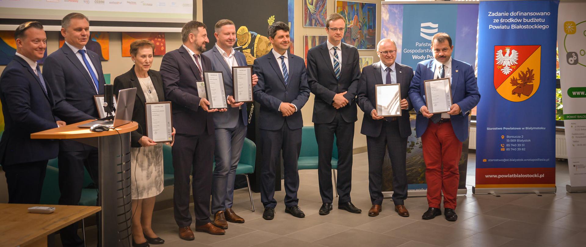 VII Eko Forum w Supraślu - zasłużeni otrzymali Eko Certyfikaty
