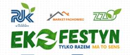 Plakat promujący Ekofestyn zawierający informacje organizacyjne