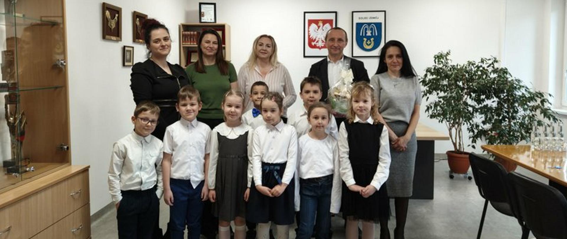 Wizyta uczniów klasy 1 w Urzędzie Gminy w Solcu –Zdroju 