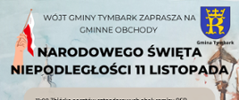 Plakat na obchody Święta Niepodległości