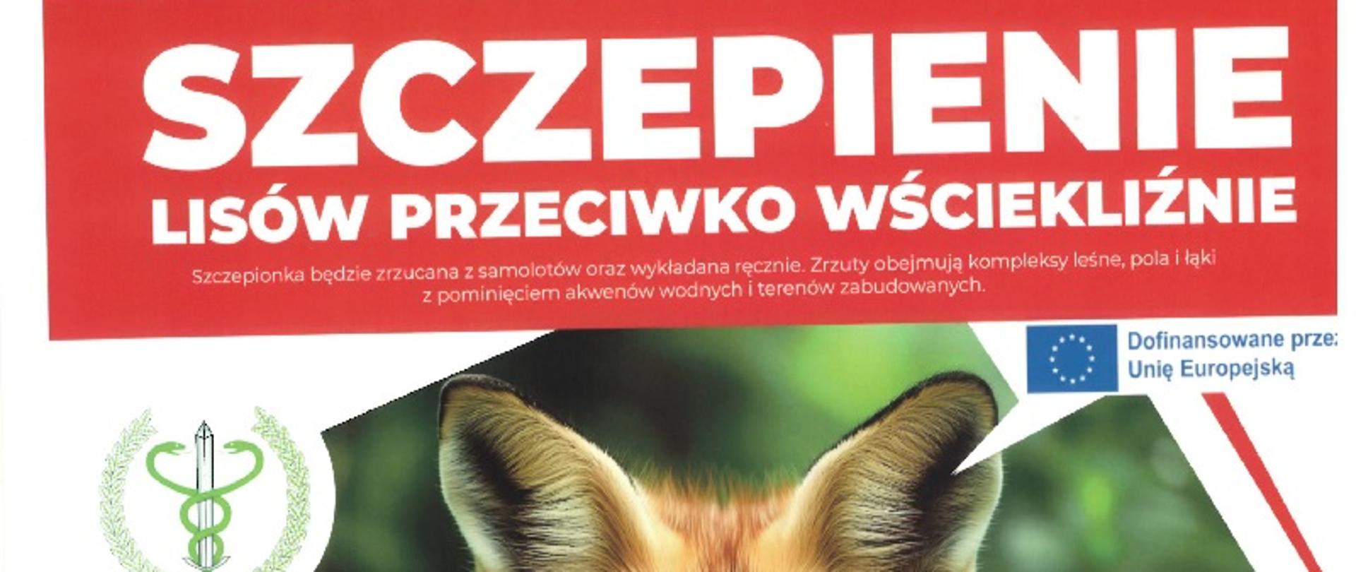 informacja o szczepieniu lisów w dniach 18-31 października 2024 r.