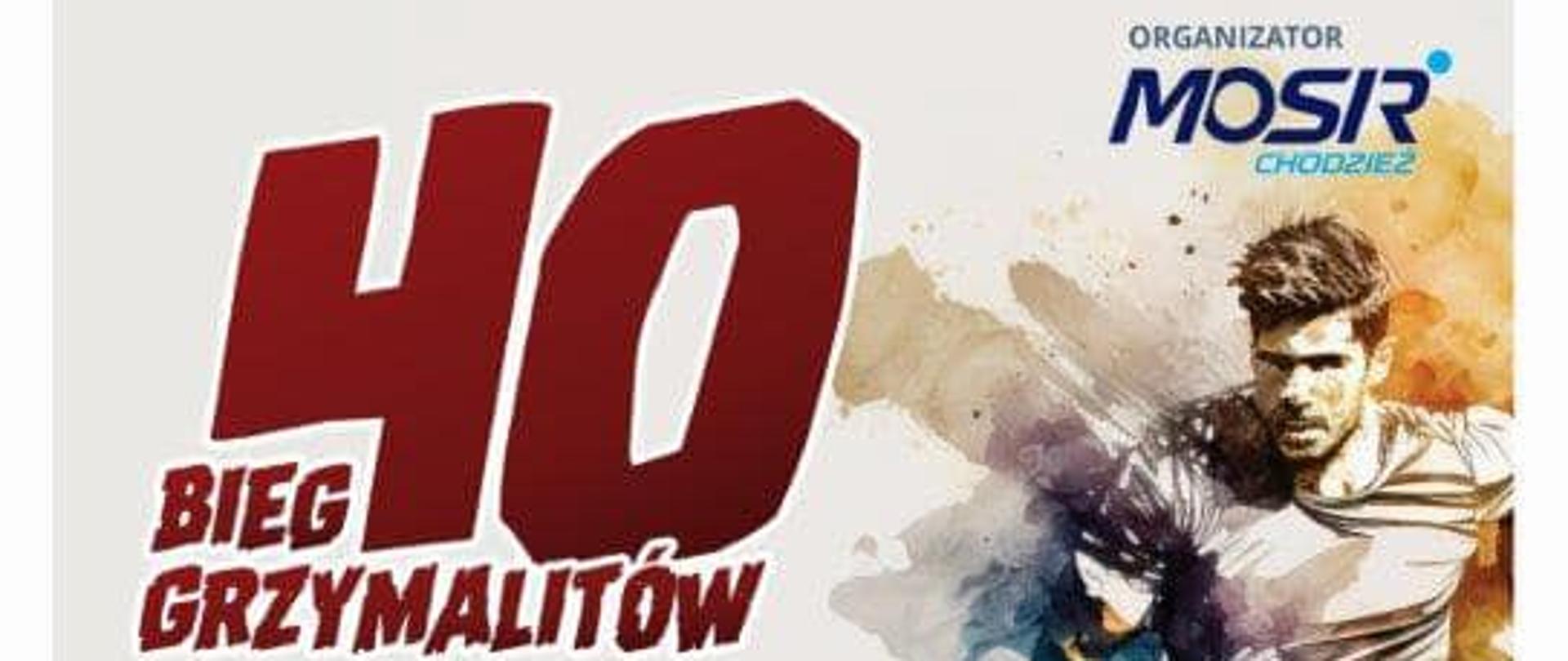 plakat 40 Bieg Grzymalitów 