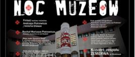 Na czarnym tle zdjęcie muzeum oraz informacje organizacyjne (co, gdzie, kiedy) - tekst zamieszczony w treści artykułu, dołączonego do zdjęcia
