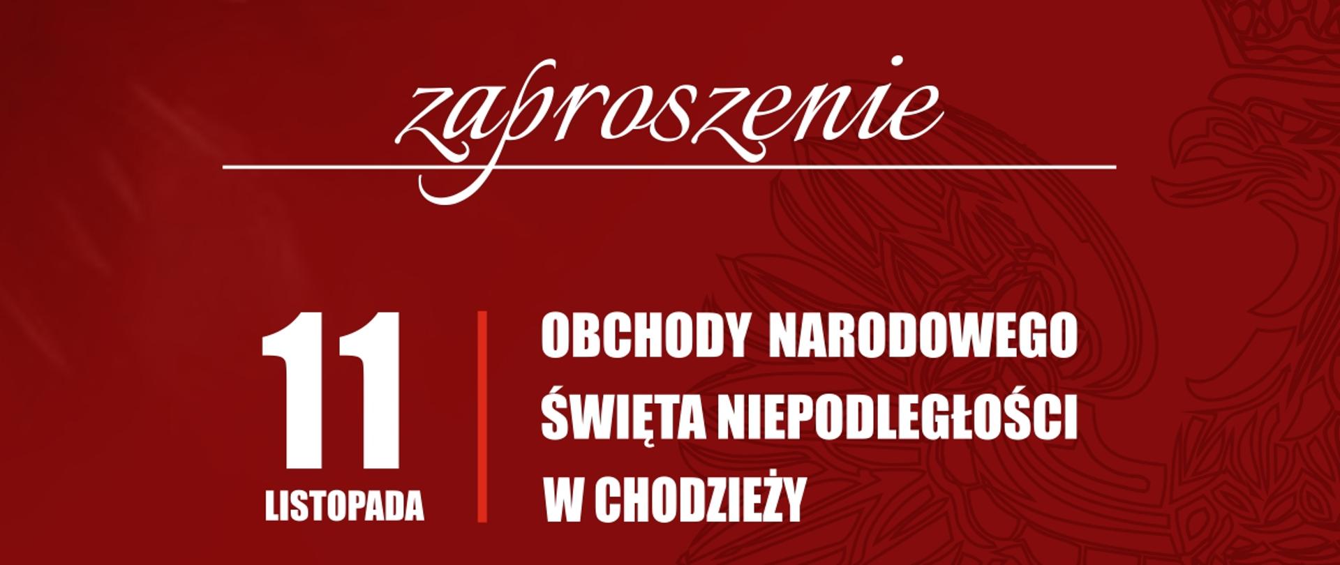 Zaproszenie do udziału obchodach Narodowego Święta Niepodległości