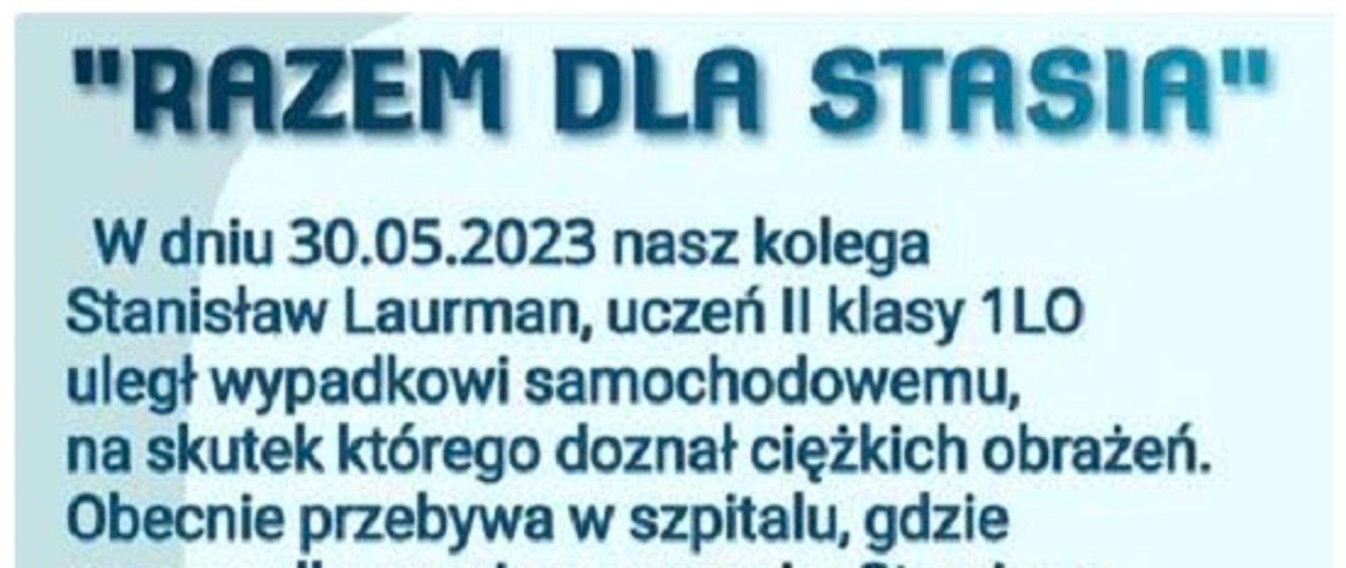 "Razem dla Stasia"