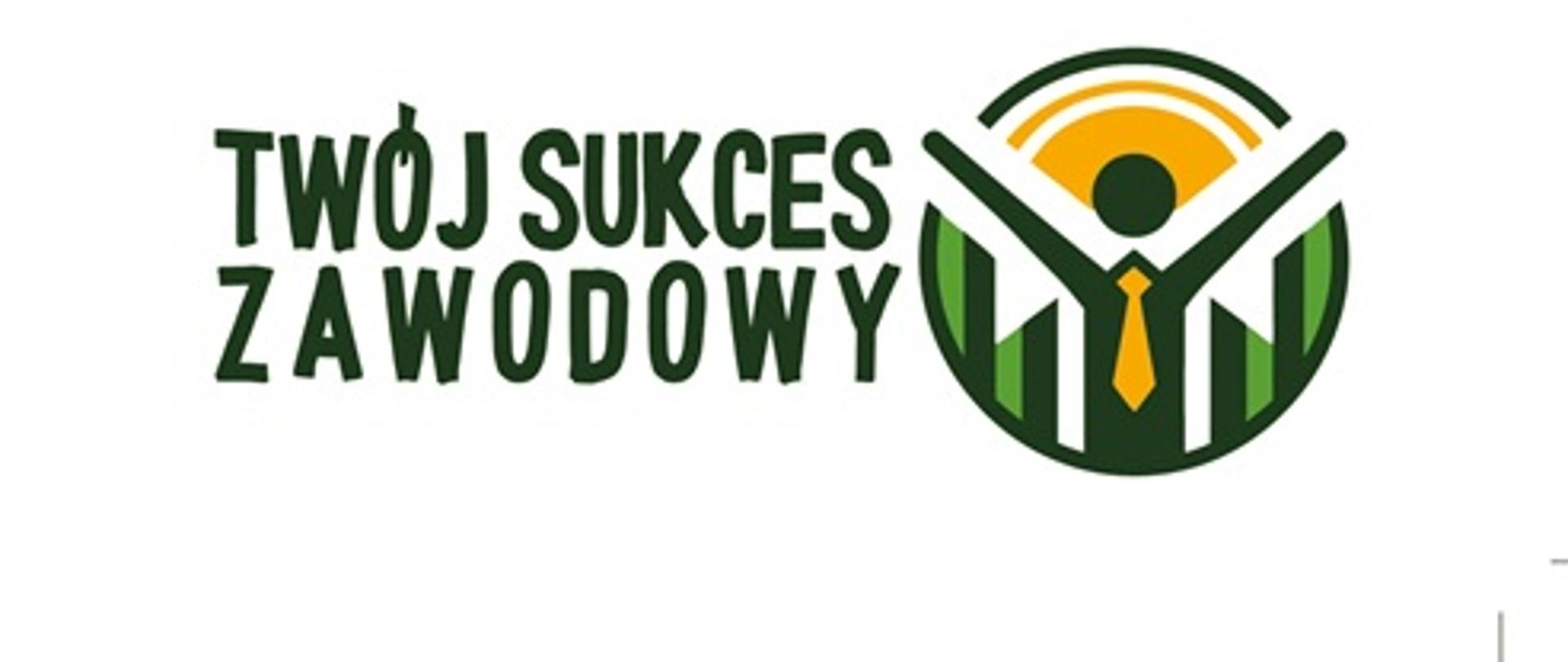 plakat w odcieniach białego żółtego i zielonego, zaproszenie do udziały w projekcie na środku grafika ludzi stojących z rękami w górze 