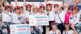 Plakat promujący konkurs "Polska od kuchni" na którym znajdują się przedstawicielki KGW nagrodzone w poprzedniej edycji konkursu 