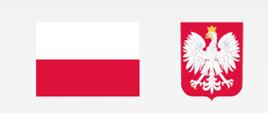 Flaga i godło Polski