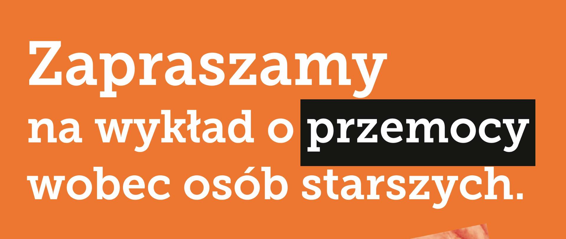Wykład o przemocy wobec osób starszych