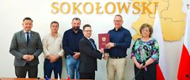 Podpisanie umowy na realizację zadania pn. „Przebudowa drogi powiatowej nr 3921W na odcinku Mołożew-Wieś - Skrzeszew”.