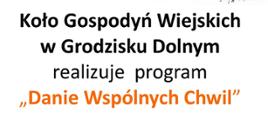 białe tło ciemne litery zaproszenie na spotkania senioroów