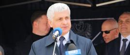 Otwarcie drogi w Juchnowcu Kościelnym - przemówienie Wojewody Podlaskiego