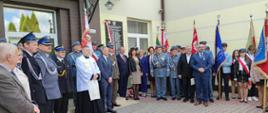 Uroczyste odsłonięcie pamiątkowej tablicy poświęconej żołnierzom Polskiej Organizacji Wojskowej, wyzwalających Chorzele 11 listopada 1918 roku