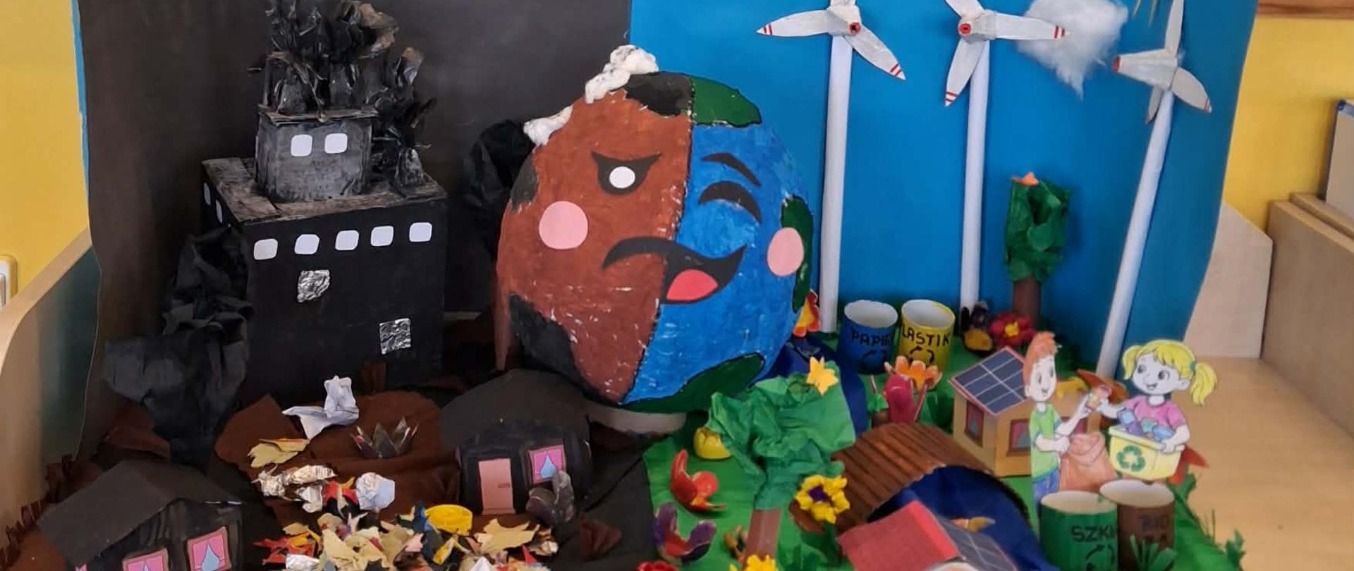 Makieta przedszkolaków - Dzień Ziemi