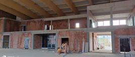 Sala sportowa w Straszydlu w trakcie budowy