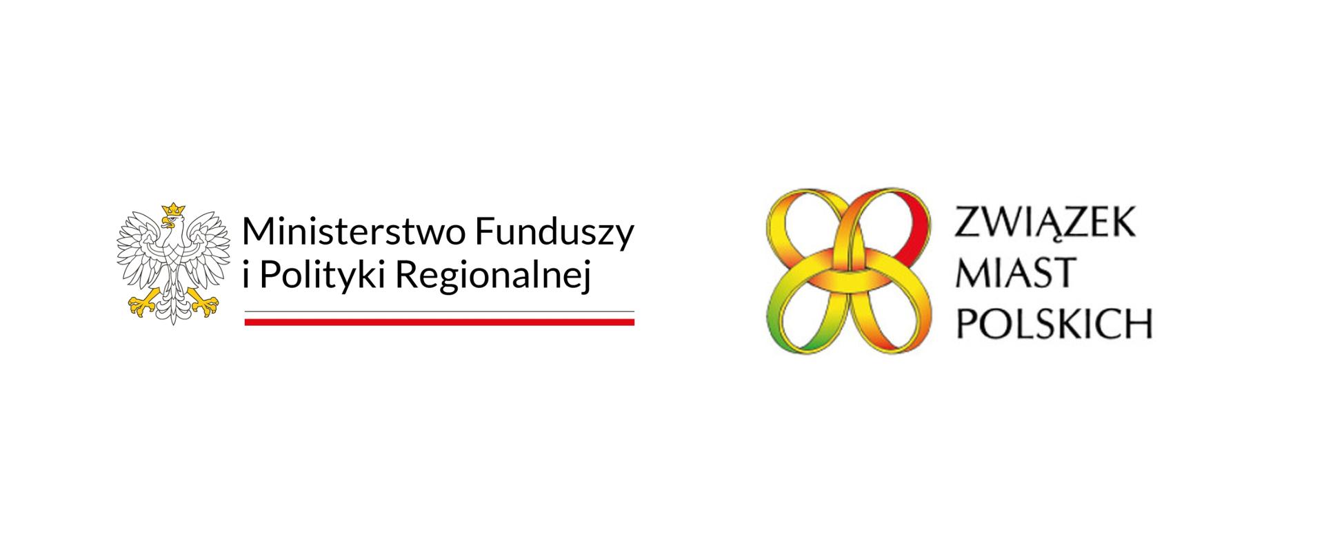 logo zmp i ministerstwo funduszy i polityki regionalnej