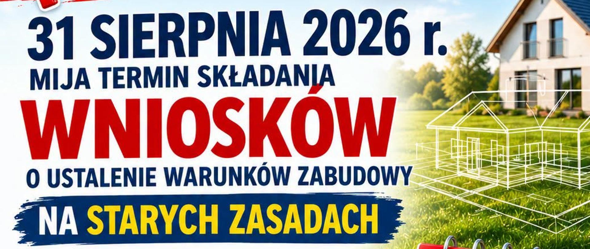 Termin składania wniosków WZ