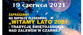 Plakat "Witamy lato 2021"