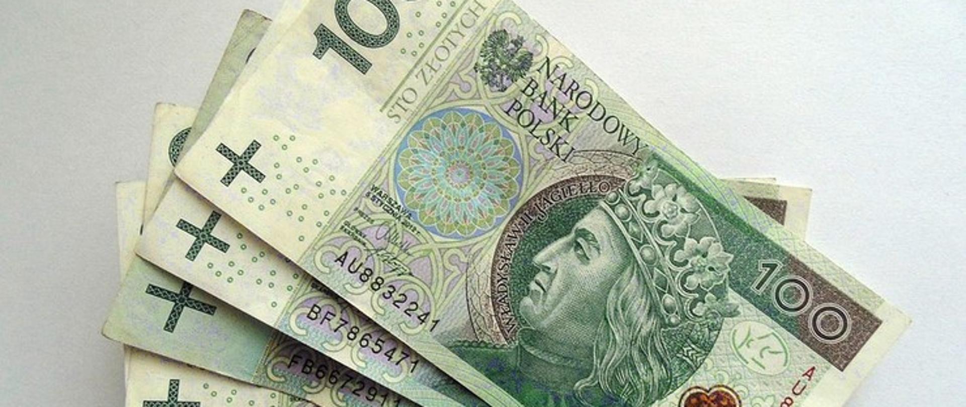 Zdjęcie przedstawia pieniądz papierkowy 