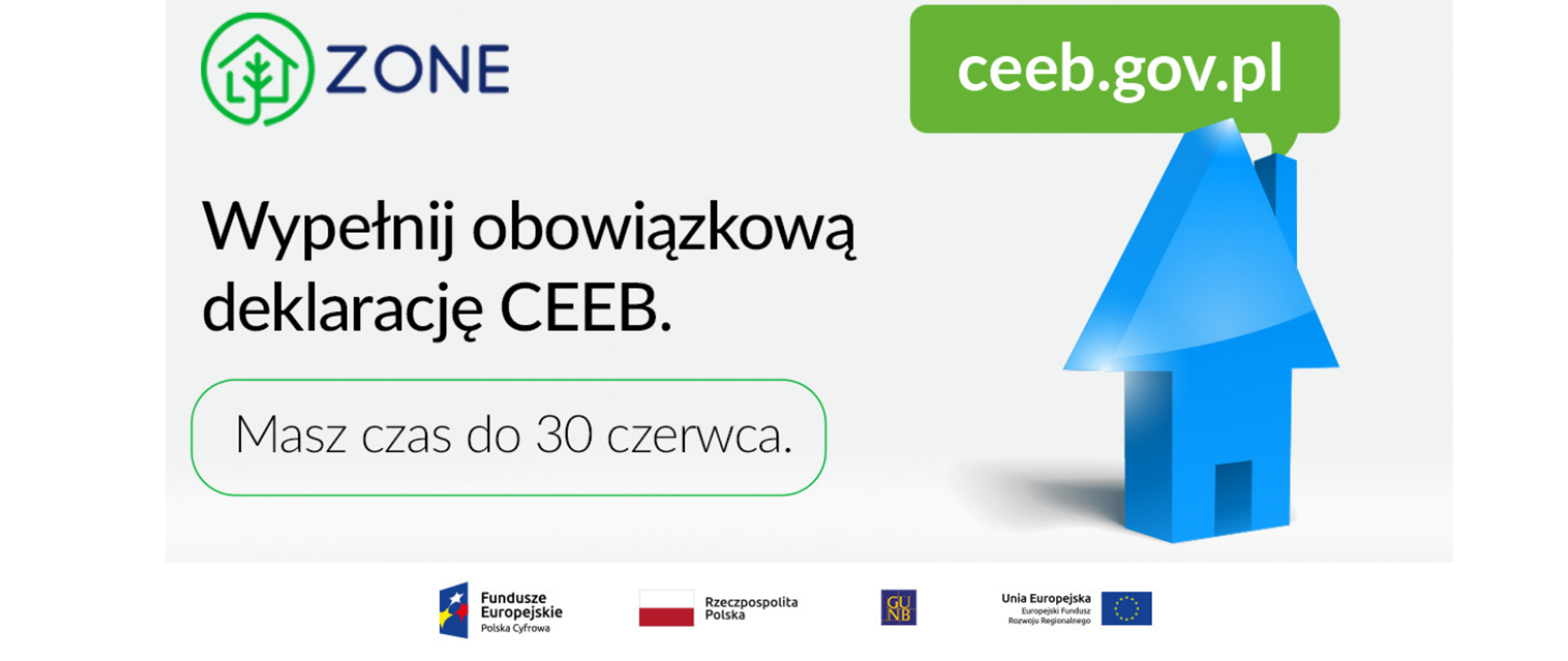 Baner z adresem ceeb.gov.pl - Wypełnij obowiązkową deklarację CEEB