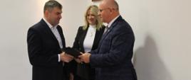 Moment wręczenia nagród