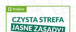 Plakat Strefa Czystego Transportu w Krakowie, na plakacie wymogi dla pojazdów