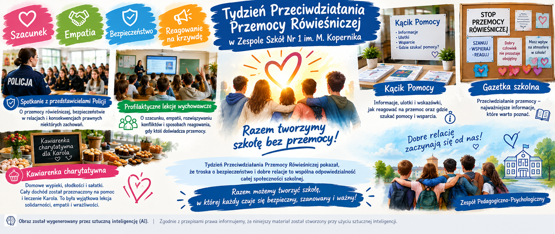 Razem tworzymy szkołę bez przemocy!
