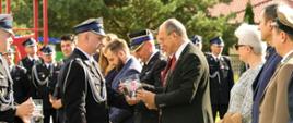 Podziękowania dla Powiatu Białostockiego za wsparcie zakupu wozu OSP Lewickie

