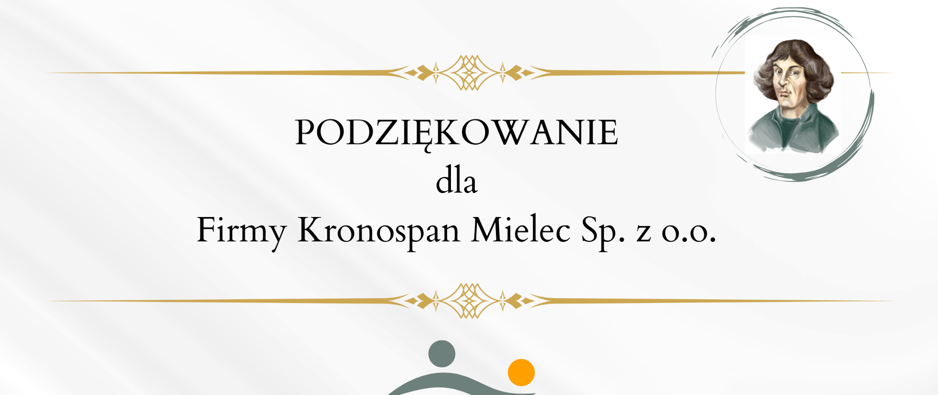 Podziękowanie dla Firmy Kronospan