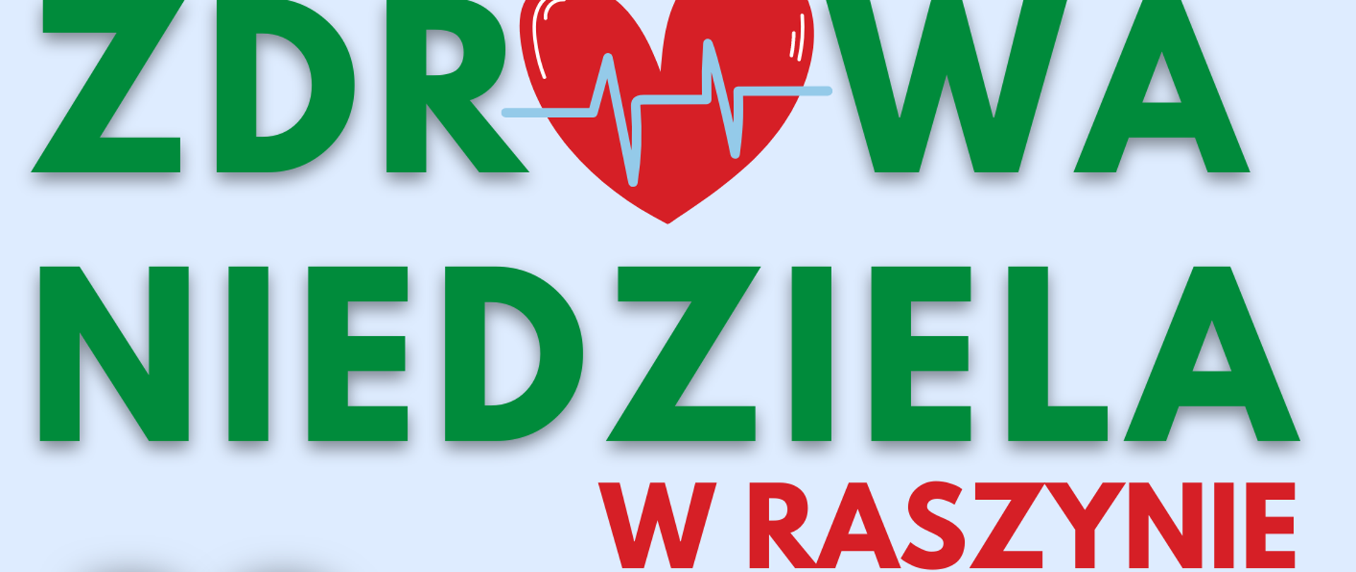 Plakat Zdrowa Niedziela w Raszynie 