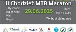 plakat II maraton MTB