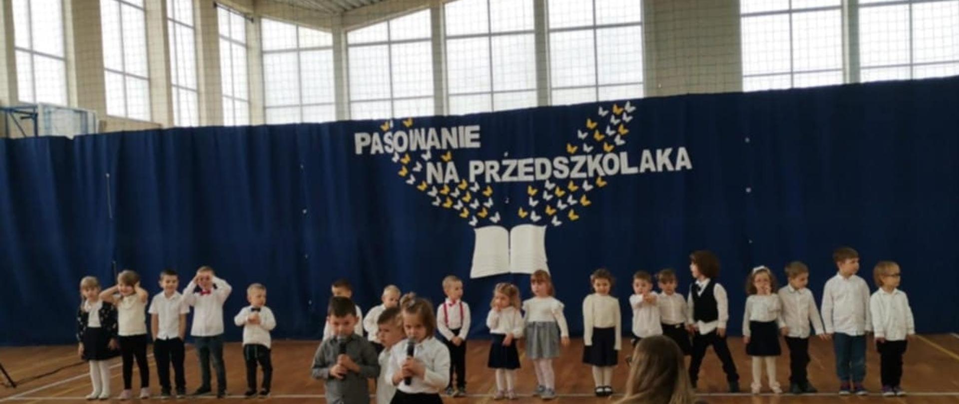 Pasowanie na przedszkolaka u Jeżyków.