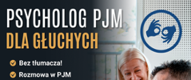 plakat informacyjny dot. pomocy osobom głuchym