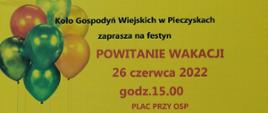  festyn na powitanie wakacji