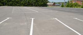 Prace związane z wykonaniem nawierzchni asfaltowej parkingu przy Kościele Parafialnym w Blinowie
