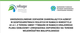 Tablica utylizacji azbestu w 2025 r