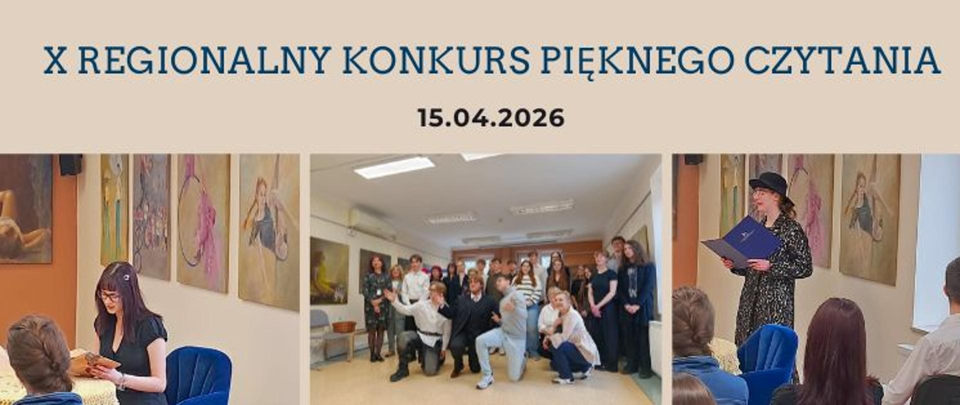 X REGIONALNY KONKURS PIĘKNEGO CZYTANIA