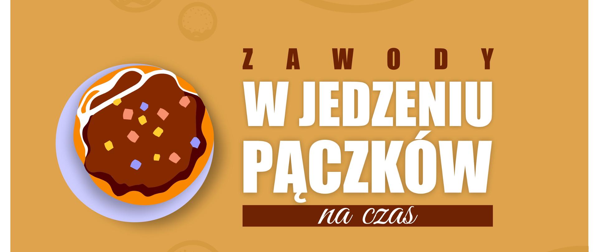 plakat turniej jedzenia pączków 