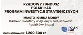 Budowa świetlicy wiejskiej w miejscowości Radzików - Stopki