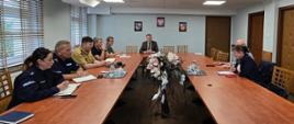 Posiedzenie Powiatowego Zespołu Zarządzania Kryzysowego 
