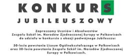 Konkurs Jubileuszowy