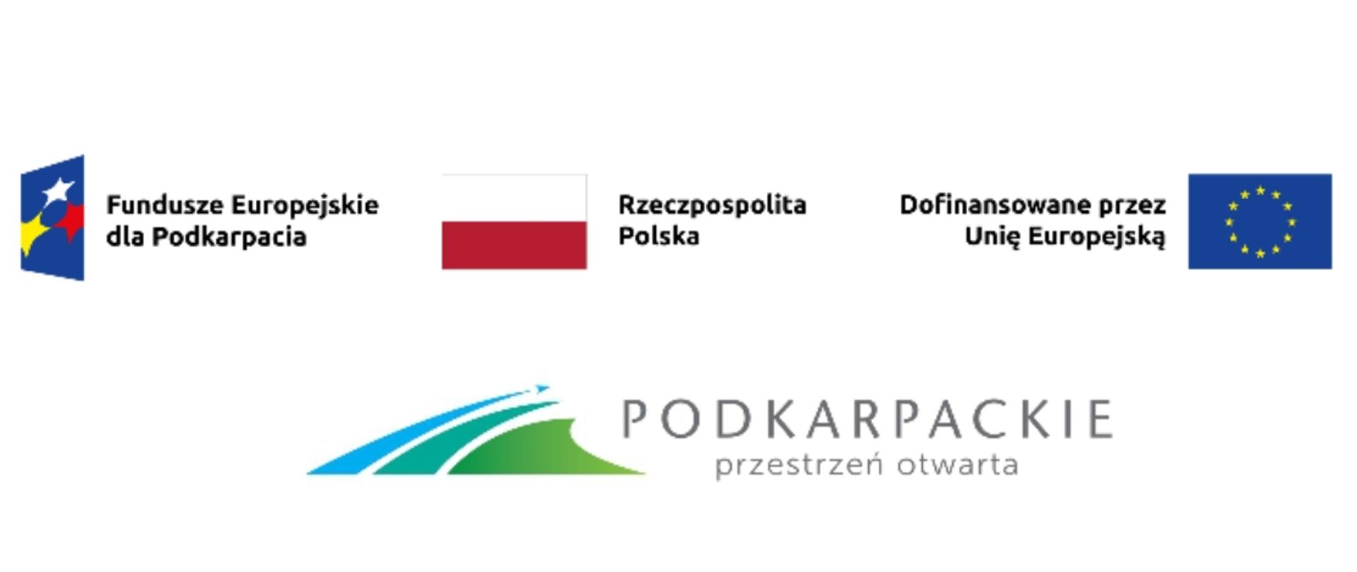 Logo programów unijnych i lokalnych