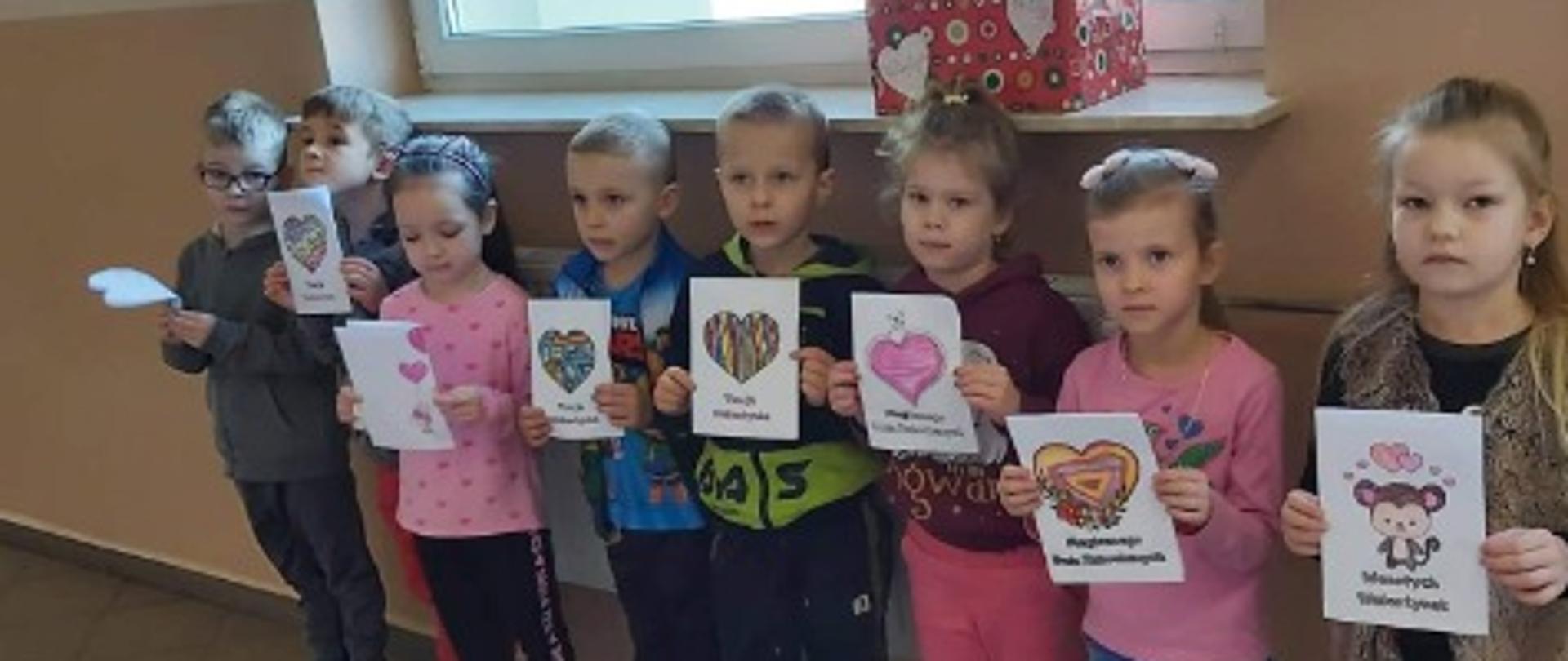 Walentynki w grupach przedszkolnych