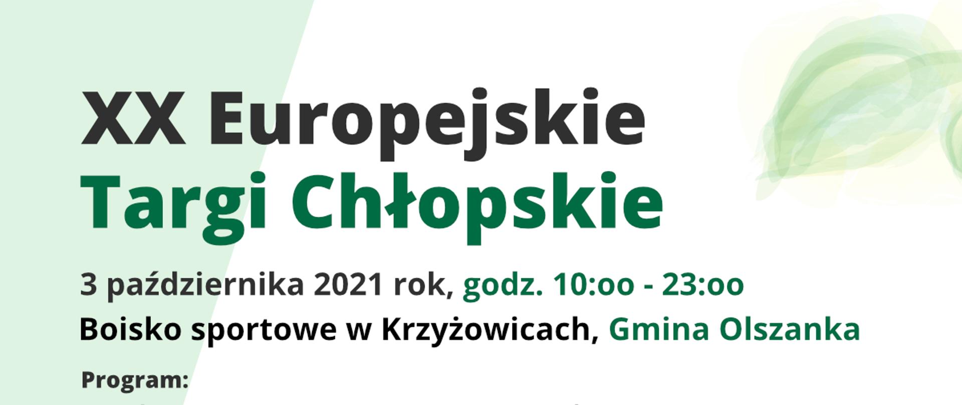 XX Europejskie Targi Chłopskie