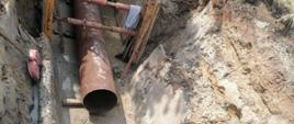 Budowa tranzytu kanalizacji - sierpień 2021