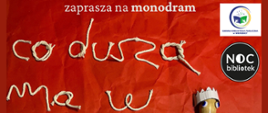 plakat informacyjny dot. zaproszenia na wydarzenia kulturalne