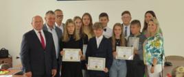 Uroczystość wręczenia stypendiów motywacyjnych za szczególne osiągnięcia w nauce i wyniki sportowe w roku szkolnym 2022/2023