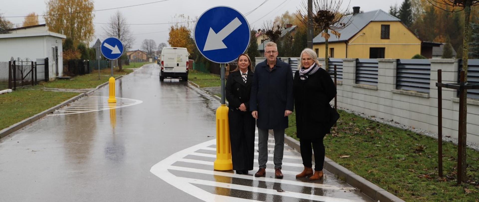 Szykany drogowe w Bębnowie