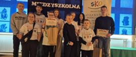 Turniej warcabowy w Katolickiej Szkole Podstawowej w Trzciance.

