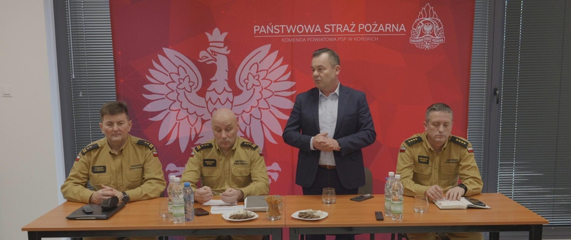 Podsumowująca narada roczna z działalność KP PSP w Końskich za 2025 rok